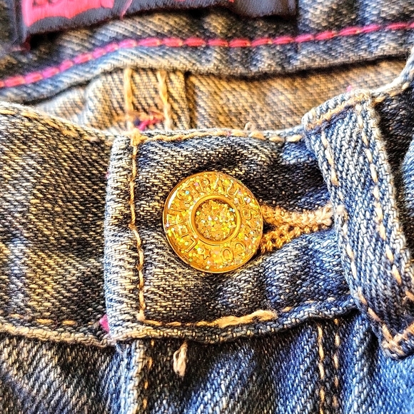 Levis Flare medium wash girl's denim jeans - Picture 4 of 9